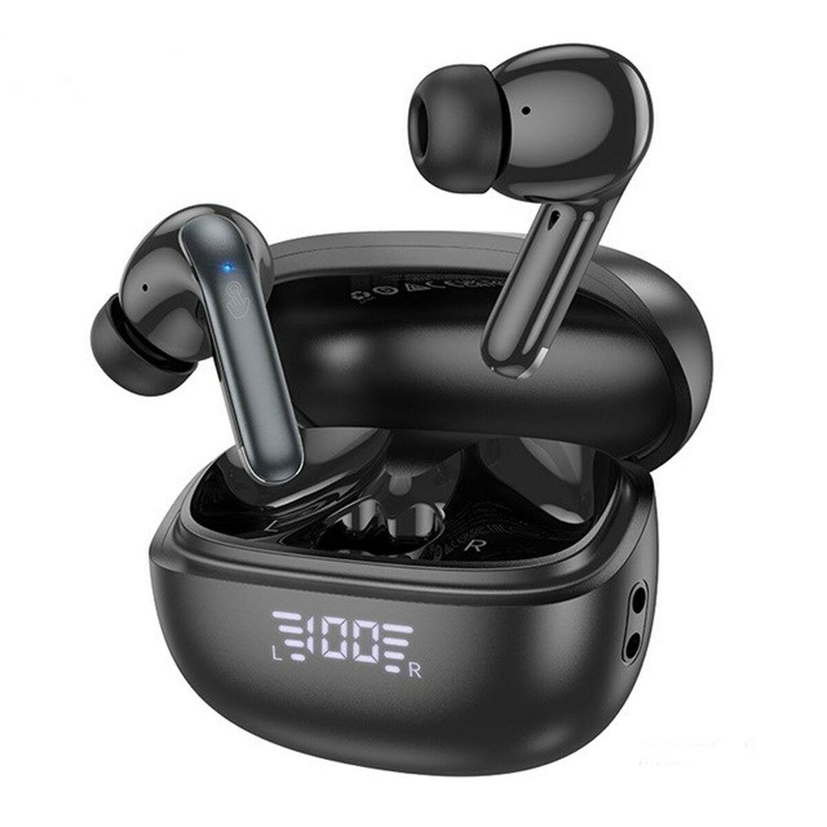 Auriculares Inalámbricos con Estuche de Carga Hoco EQ5 Energy Negro