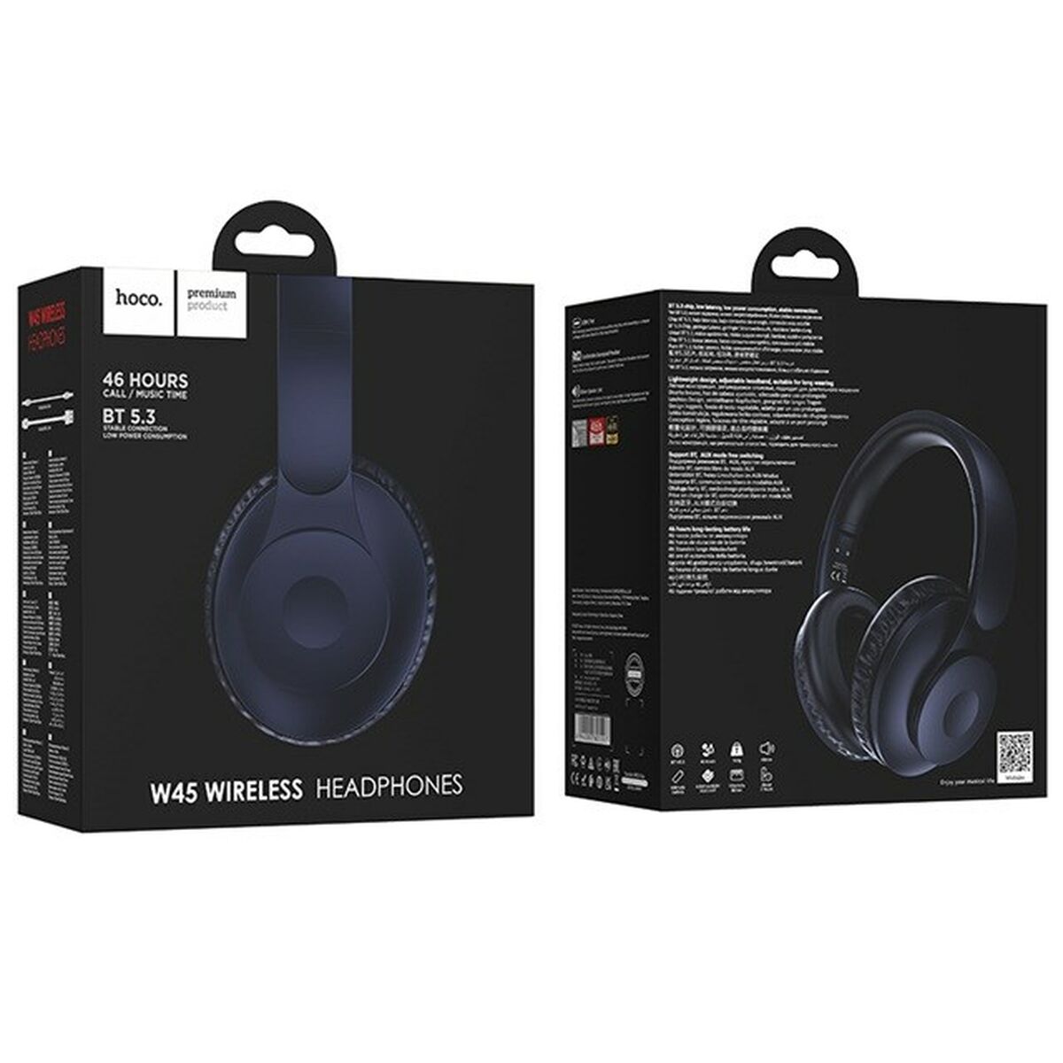 Auriculares Inalámbricos Hoco W45 Enjoy Azul