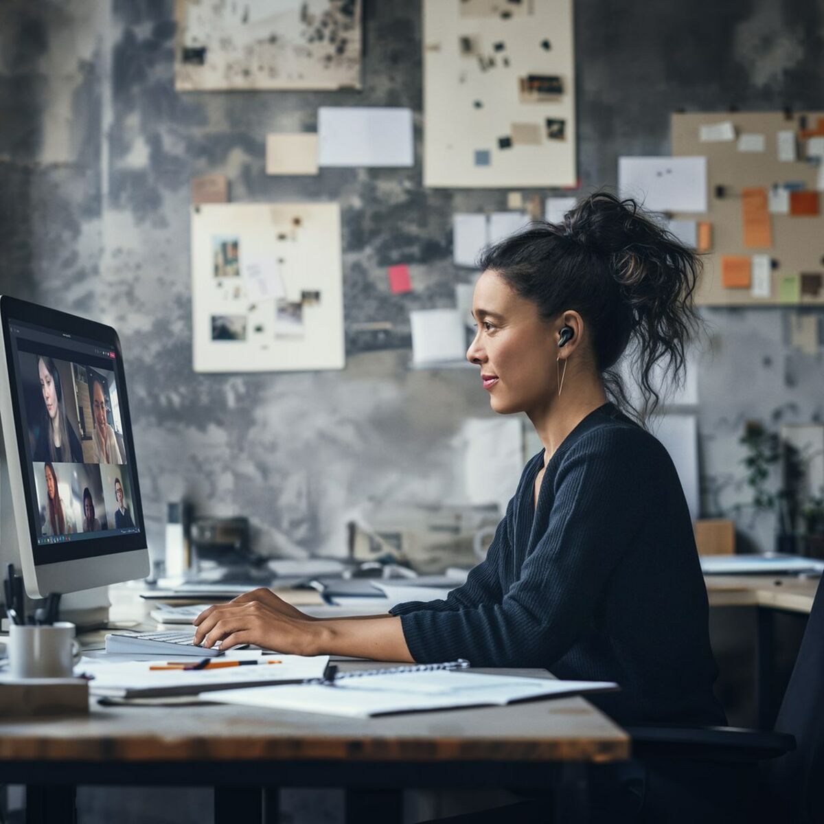 Auriculares Inalámbricos con Estuche de Carga Epos ADAPT E1TWS Negro