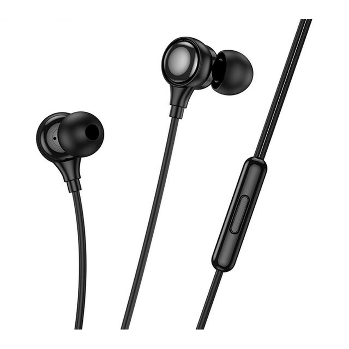 Auriculares con Micrófono Hoco M116 Benevolent Negro