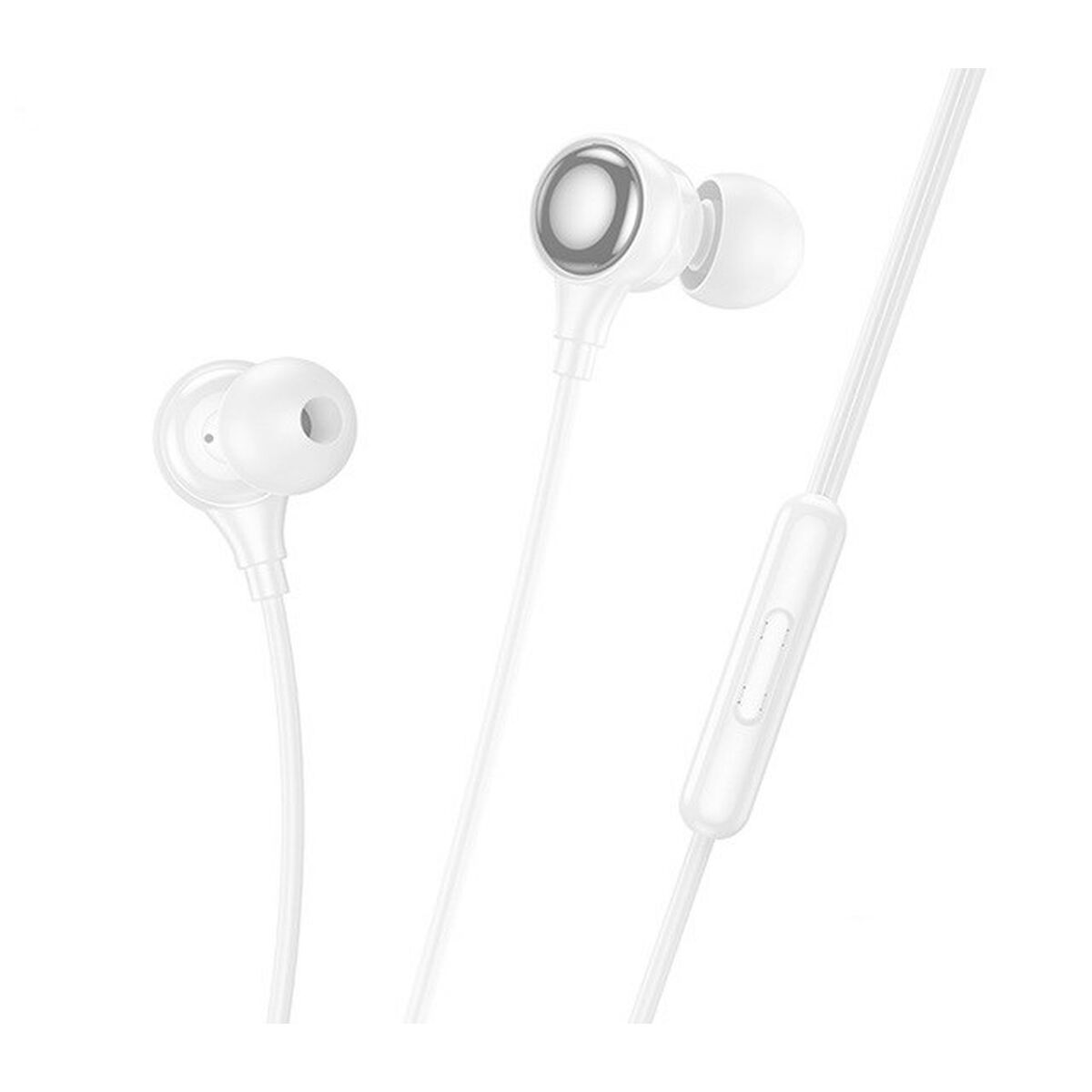 Auriculares con Micrófono Hoco M116 Benevolent Blanco