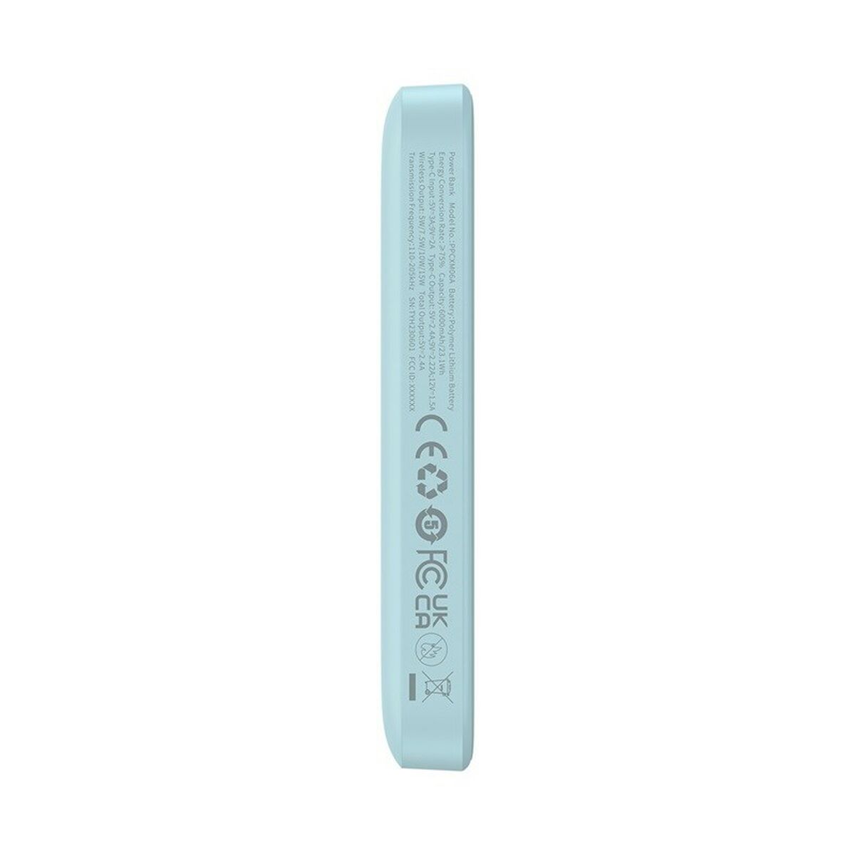 Powerbank Baseus P10059002313-00 Azul 6000 mAh