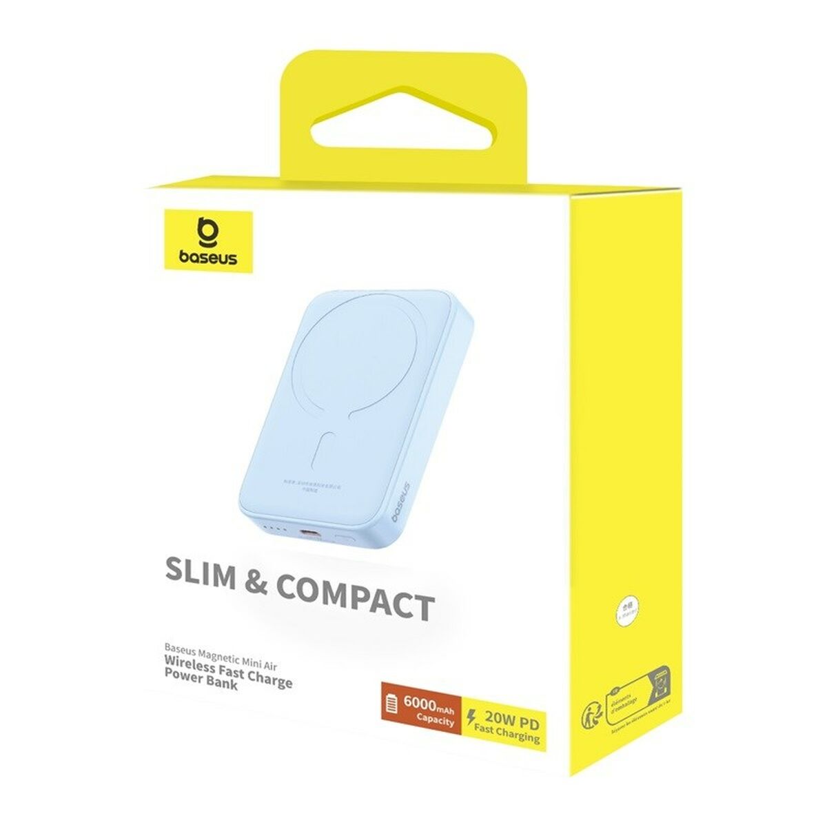 Powerbank Baseus P10059002313-00 Azul 6000 mAh