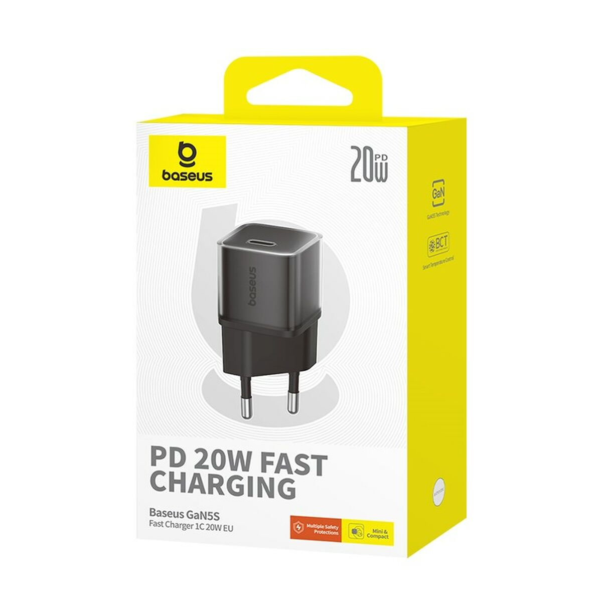 Cargador de Pared Baseus P10162503113-00 Negro 20 W