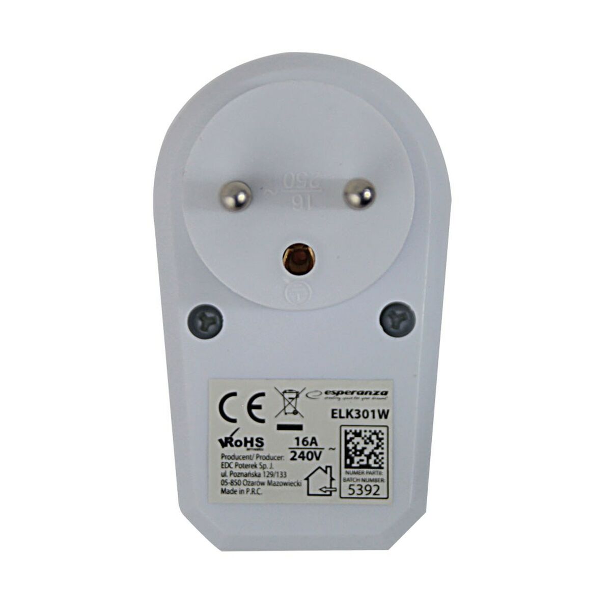 Ladrón de enchufe Esperanza ELK301W