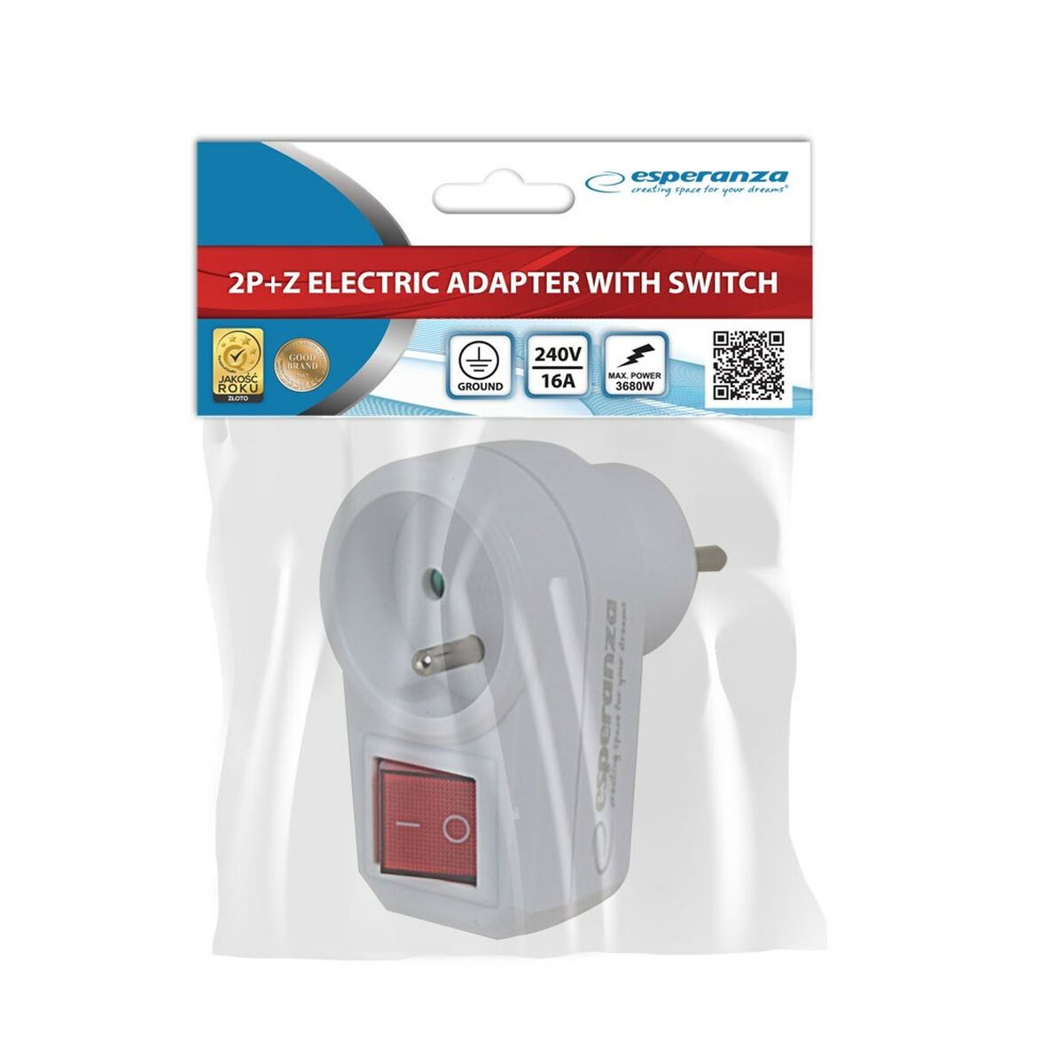 Ladrón de enchufe Esperanza ELK301W
