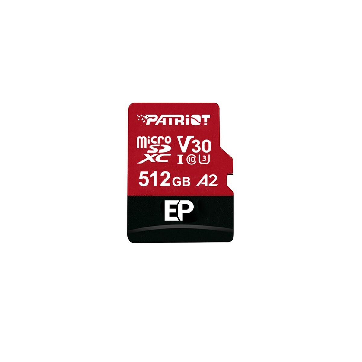 Tarjeta de Memoria Micro SD con Adaptador Patriot Memory PEF512GEP32MCX 512 GB