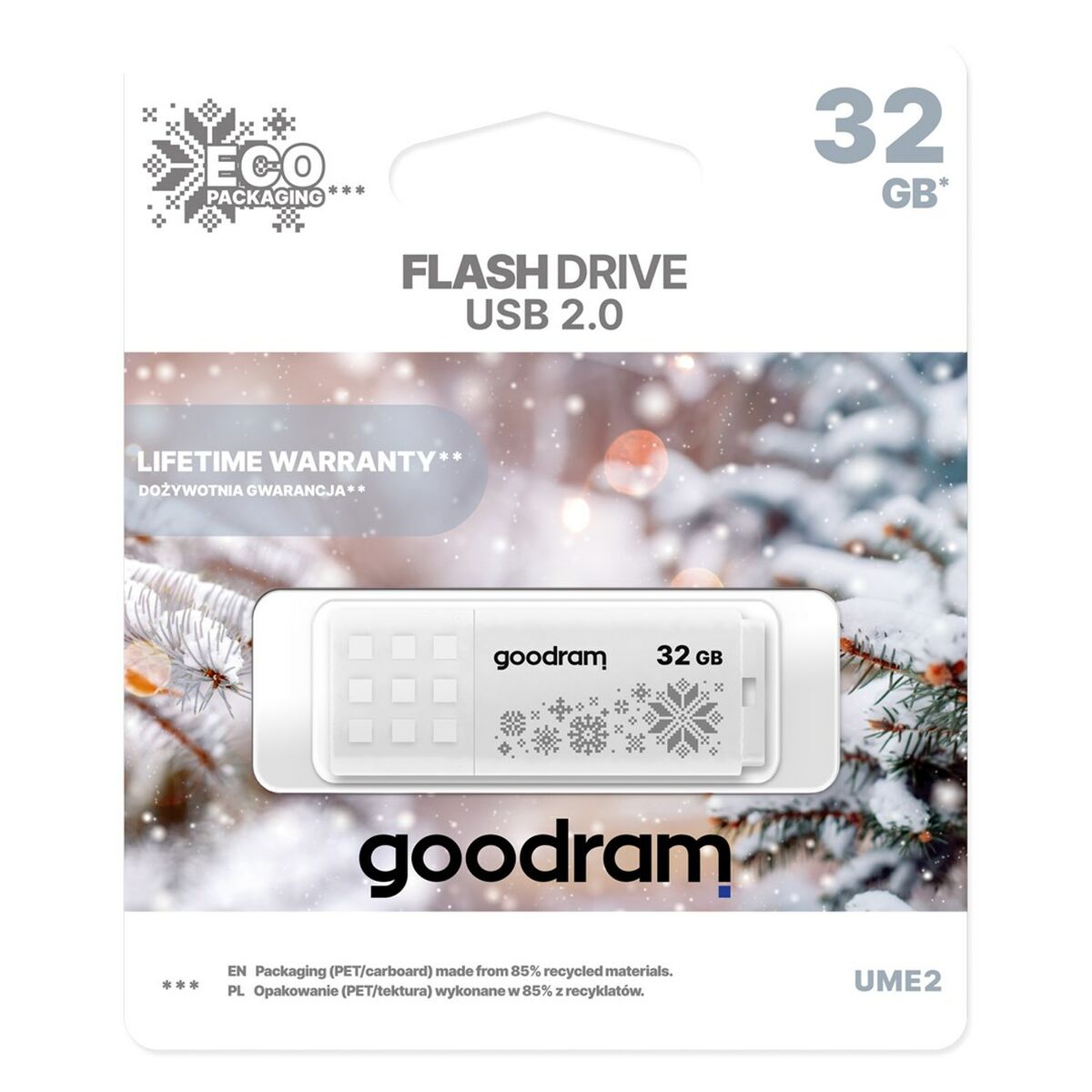 Memoria USB GoodRam UME2-0320W0R11-WI Blanco 32 GB