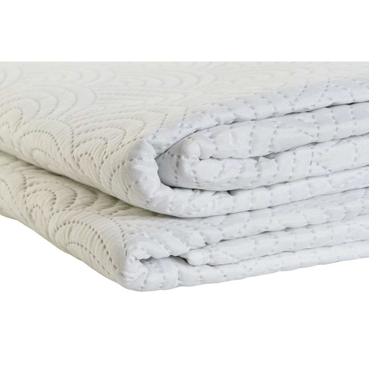 Colcha DKD Home Decor Blanco Cama de 90 Cama de 150 180 x 260 x 1 cm