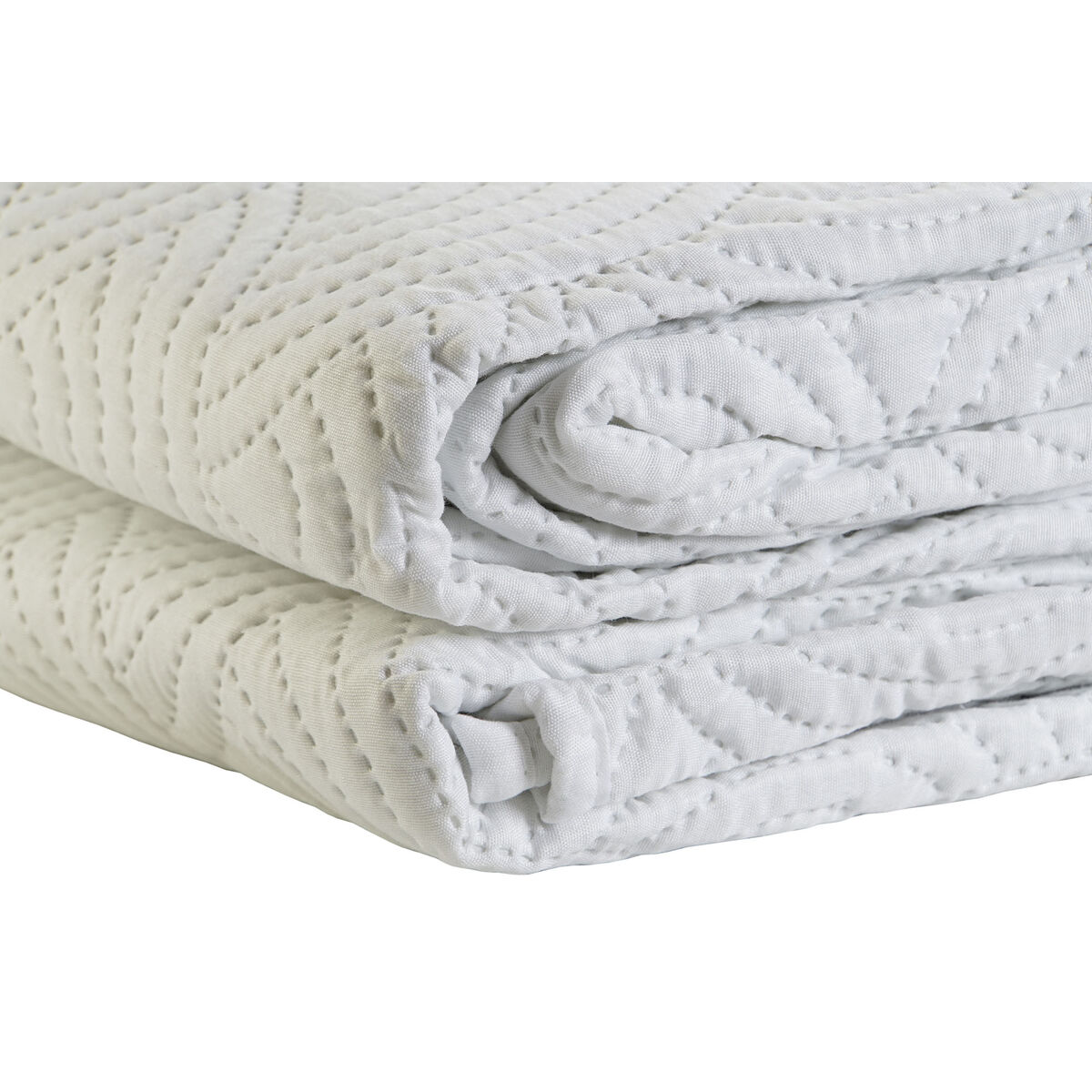 Colcha DKD Home Decor Blanco Cama de 180 270 x 270 x 1 cm