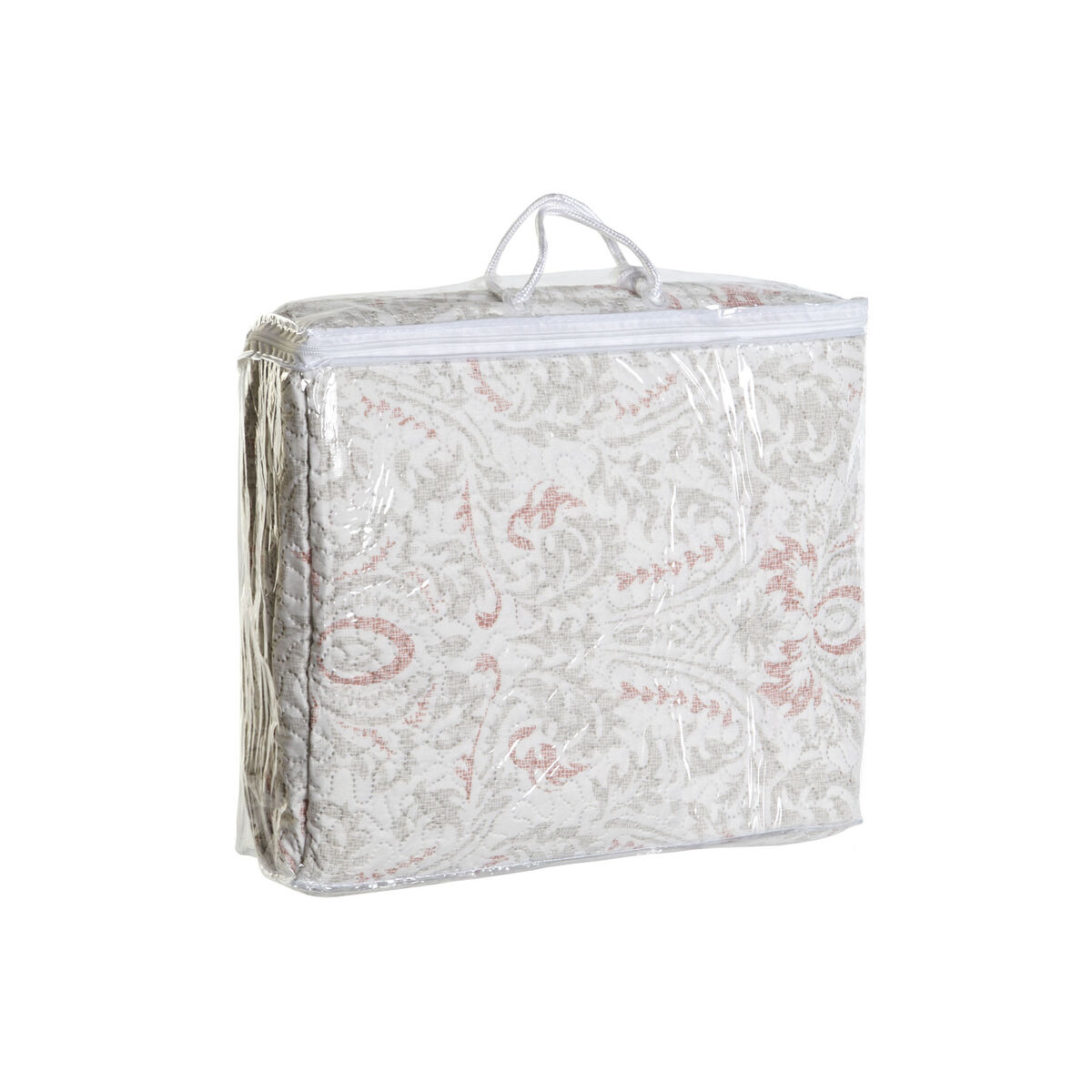 Colcha DKD Home Decor Marrón Beige Cama de 180 270 x 270 x 1 cm