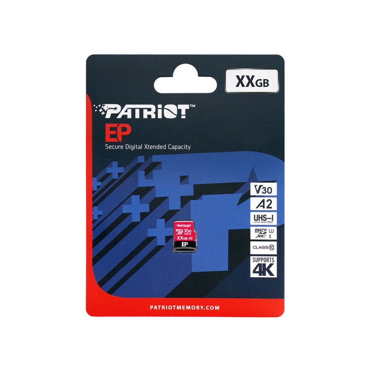 Tarjeta de Memoria Micro SD con Adaptador Patriot Memory PEF256GEP32MCX 256 GB