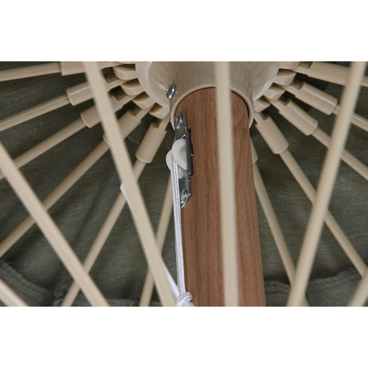 Sombrilla Home ESPRIT Verde 280 x 280 x 245 cm