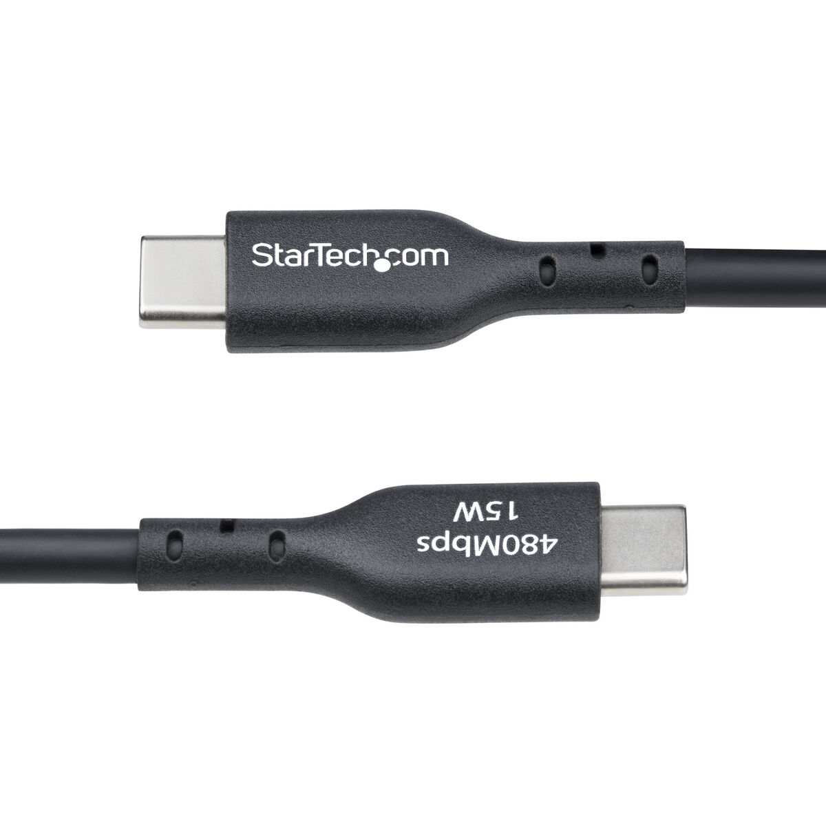 Cable USB Startech USB2AC3MNC Negro 3 m