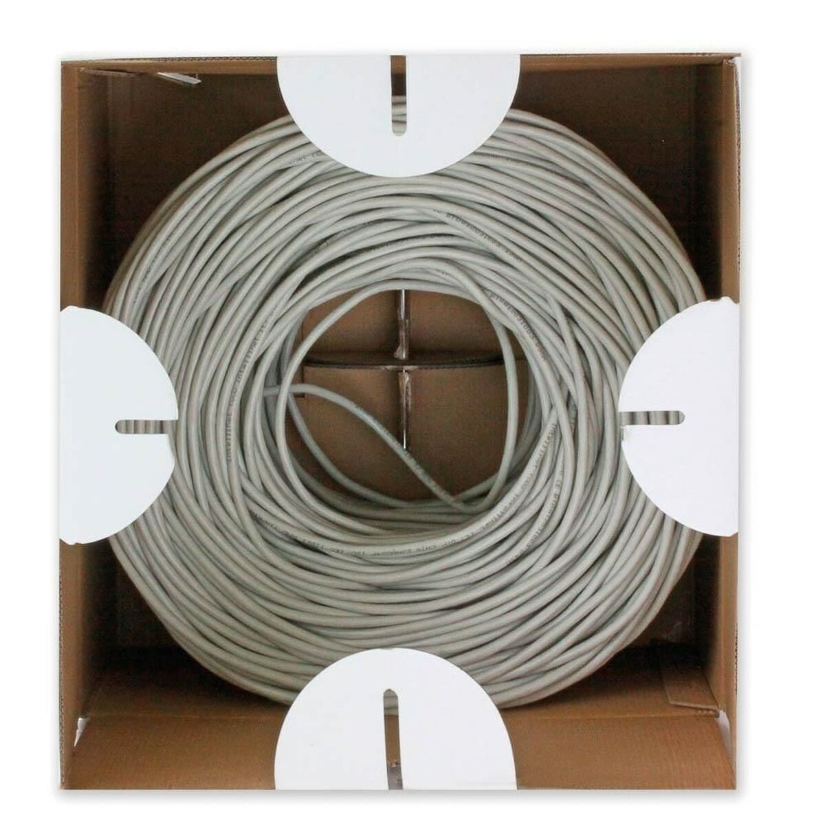 Cable de Red Rígido FTP Categoría 6 Techly 022595 Gris 305 m