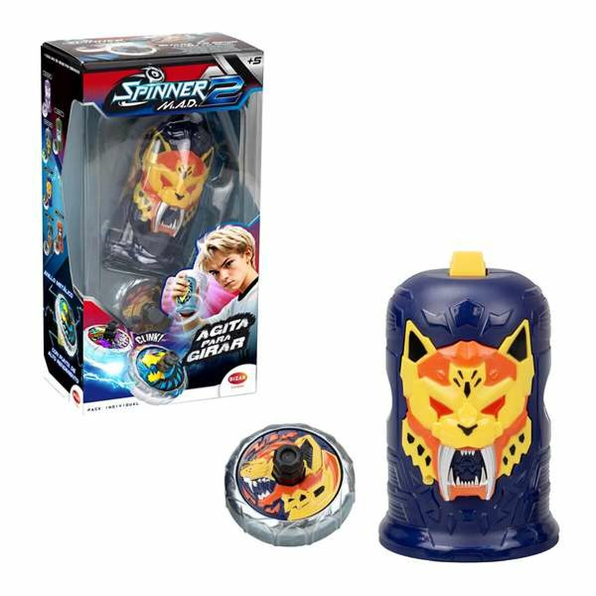 Set de peonzas Bizak Spinner Mad 2 Shake