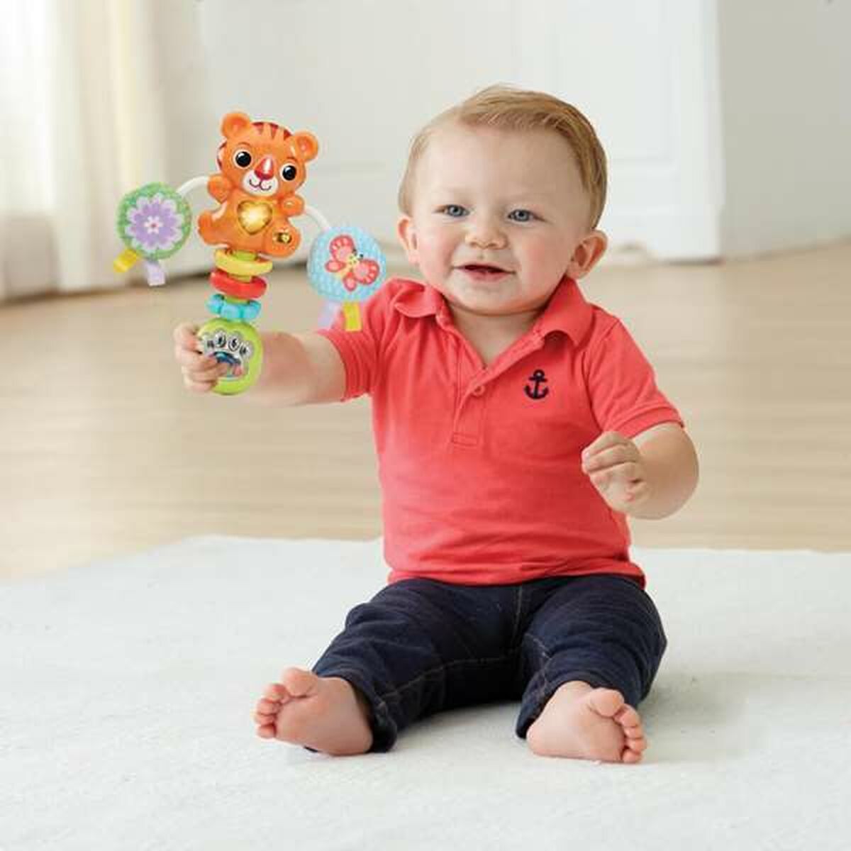 Sonajero Vtech 18,4 x 16 x 4,7 cm Tigre