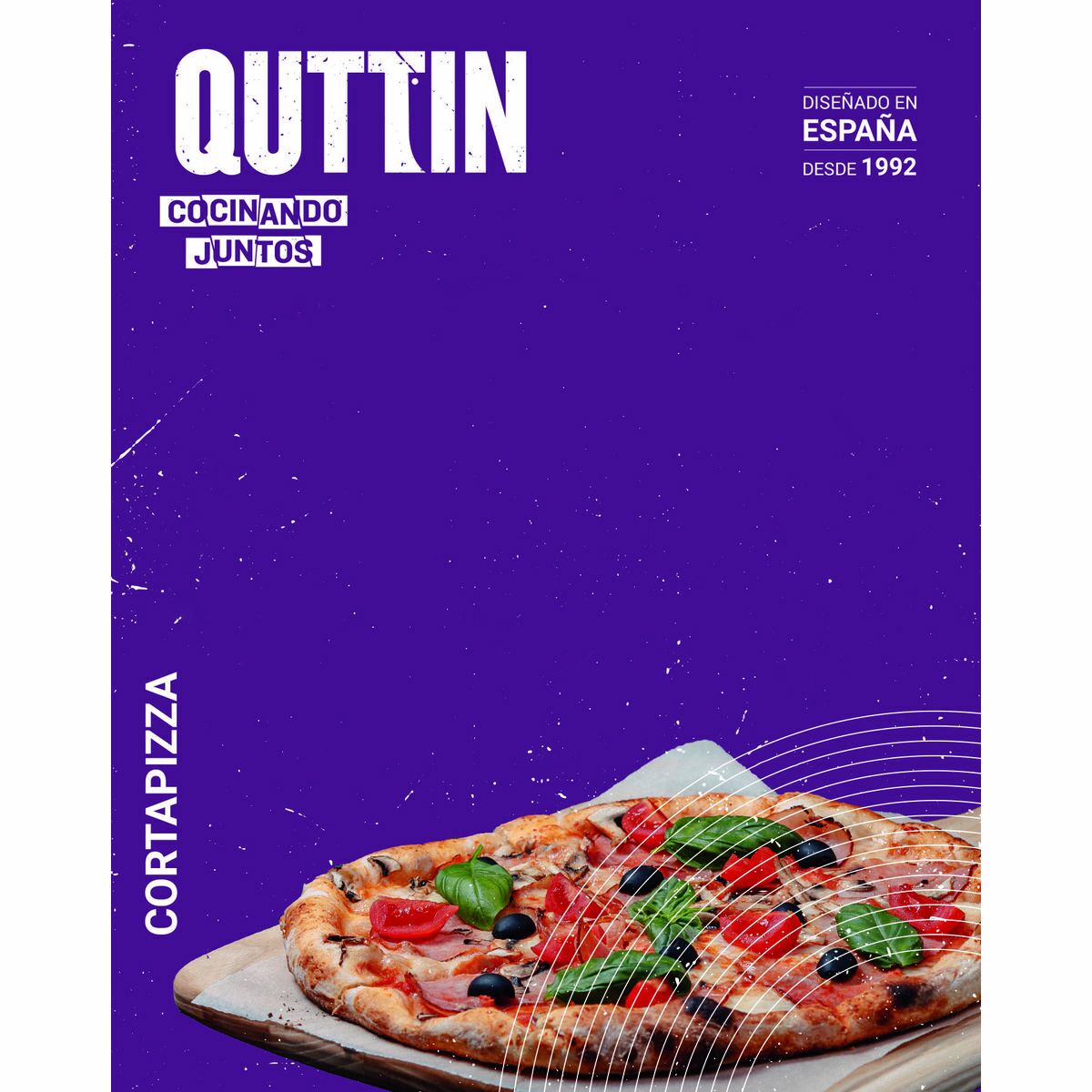 Cortapizza Quttin Acero 10 x 8,5 cm (24 Unidades)