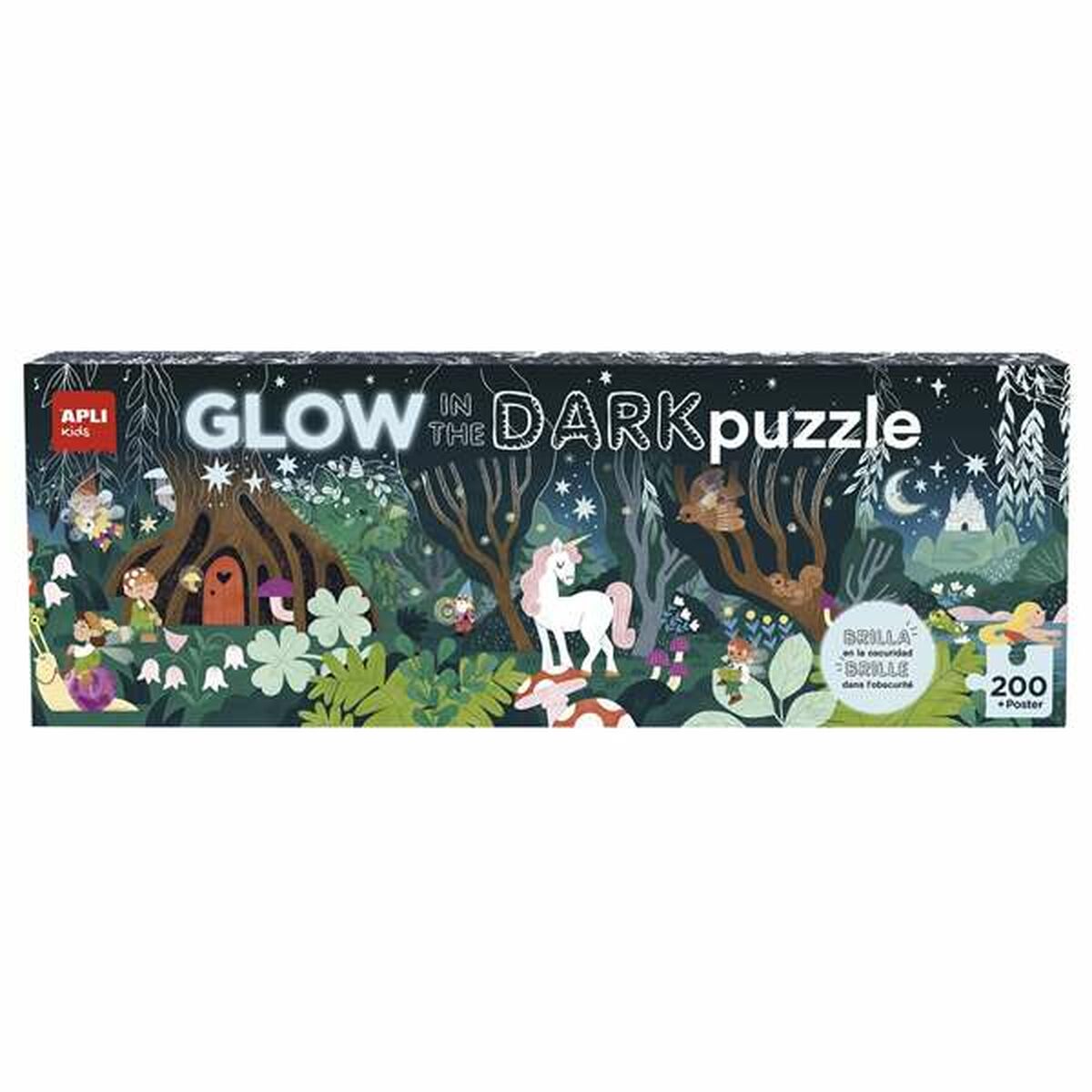 Puzzle Apli  Glow In The Dark  200 Piezas