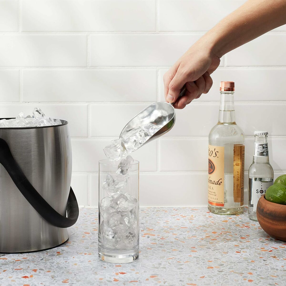 Paleta de Cocina Quttin Aluminio 18,5 cm (24 Unidades)