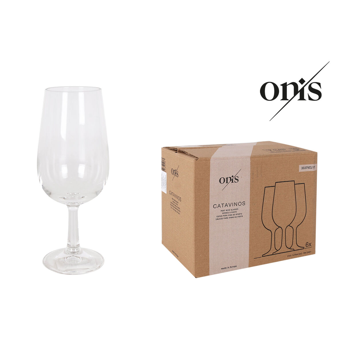Set de copas de vino Onis Jerez (6 Unidades)
