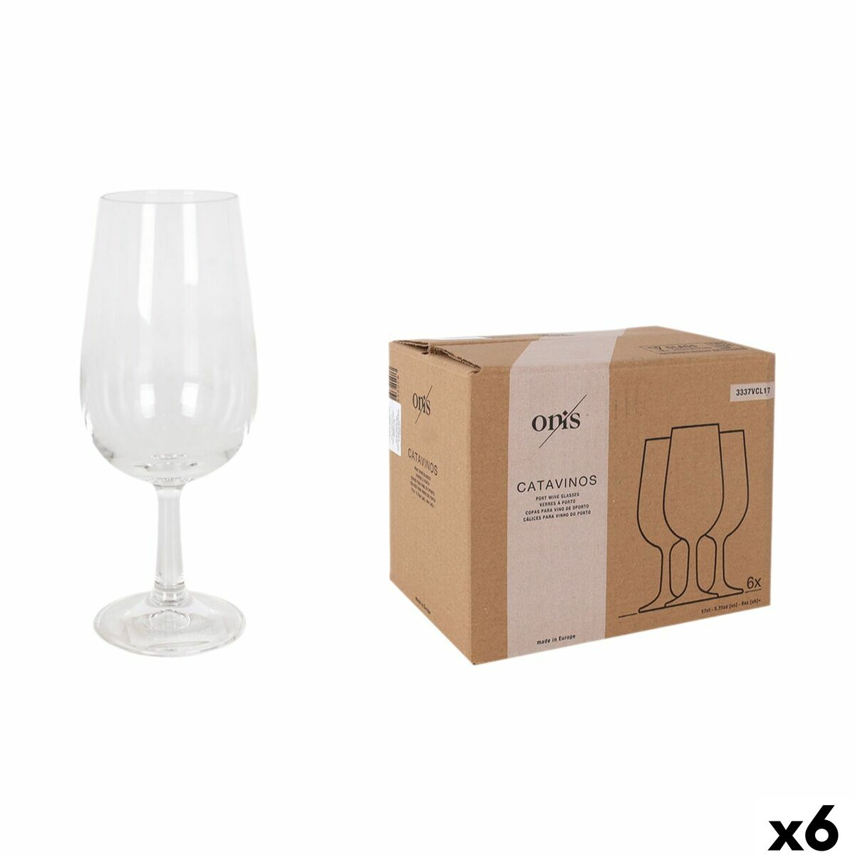 Set de copas de vino Onis Jerez (6 Unidades)