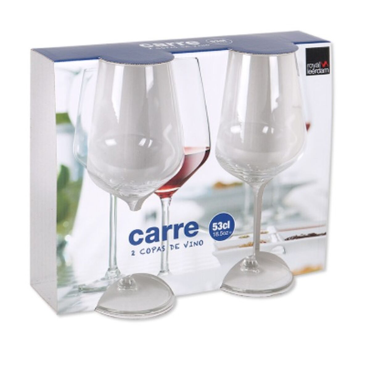 Set de copas de vino Royal Leerdam Carre 2 Piezas (4 Unidades)