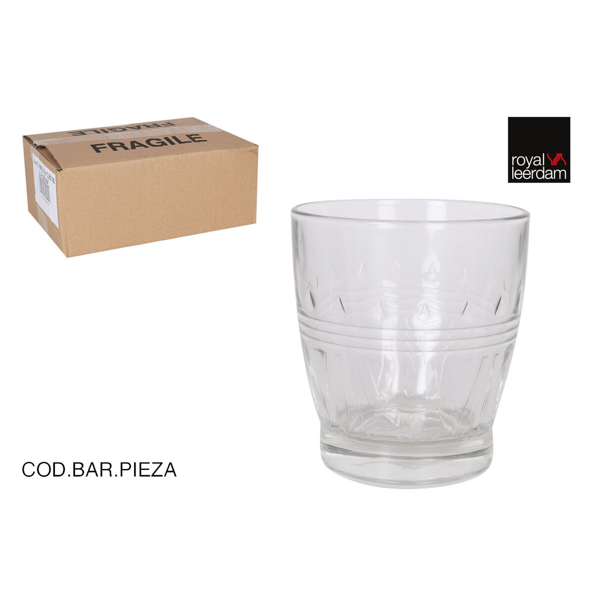 Vaso de agua Royal Leerdam Etno (6 Unidades)