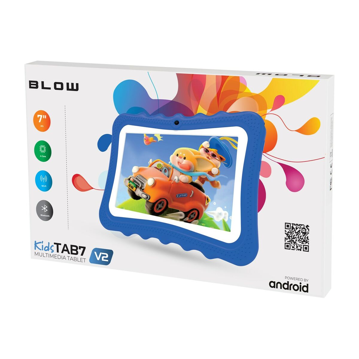 Tablet Blow KidsTAB7 V2 BLOW 7" Allwinner A133 4 GB RAM 128 GB Azul Negro Blue
