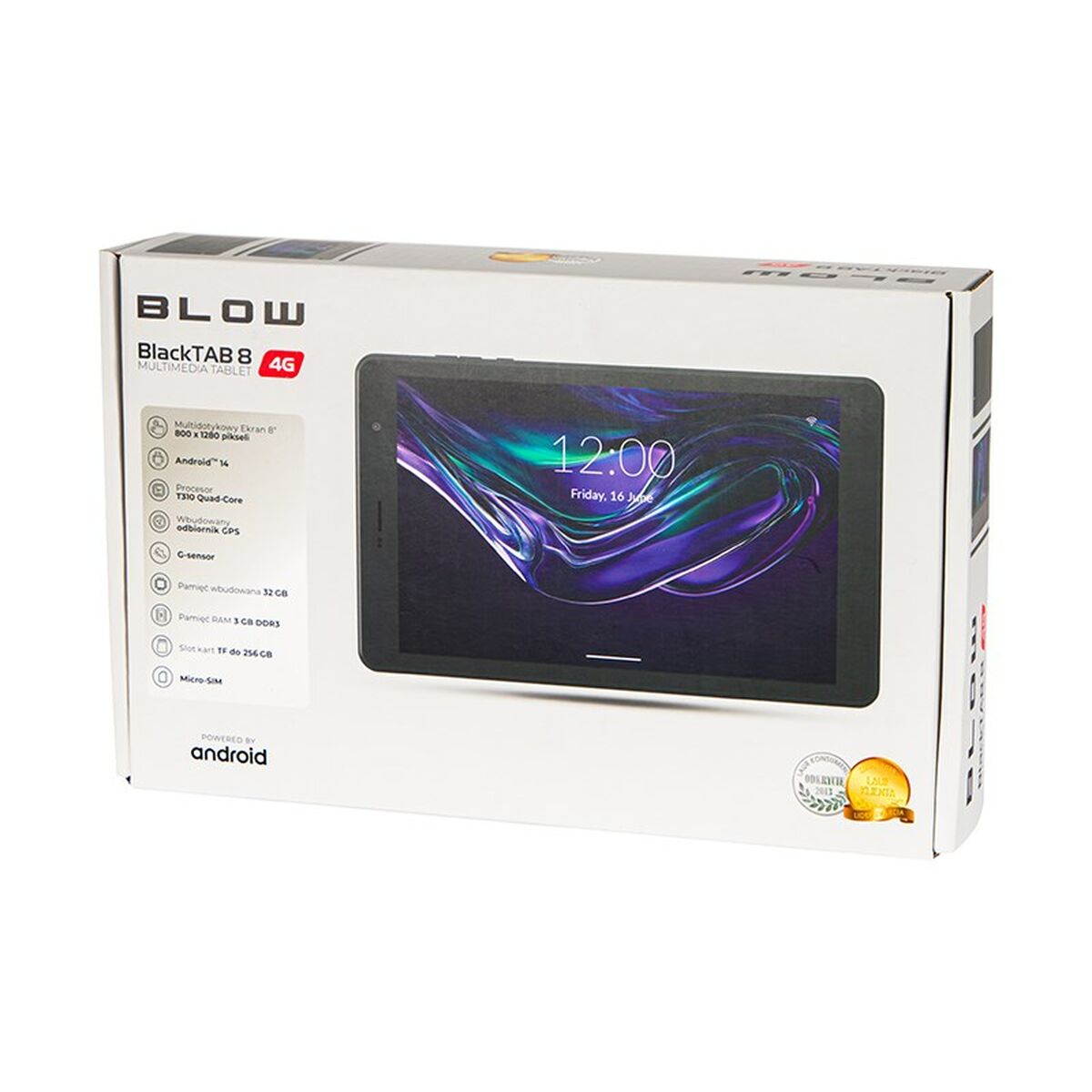 Tablet Blow BlackTAB8 Unisoc T310 3 GB RAM 32 GB Negro