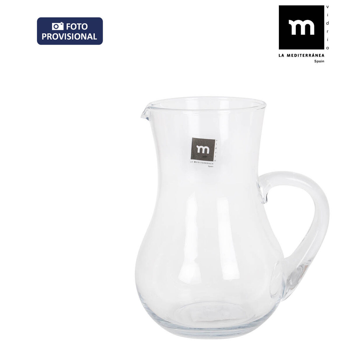 Jarra La Mediterránea Lombardia Vidrio 1,5 L (4 Unidades)