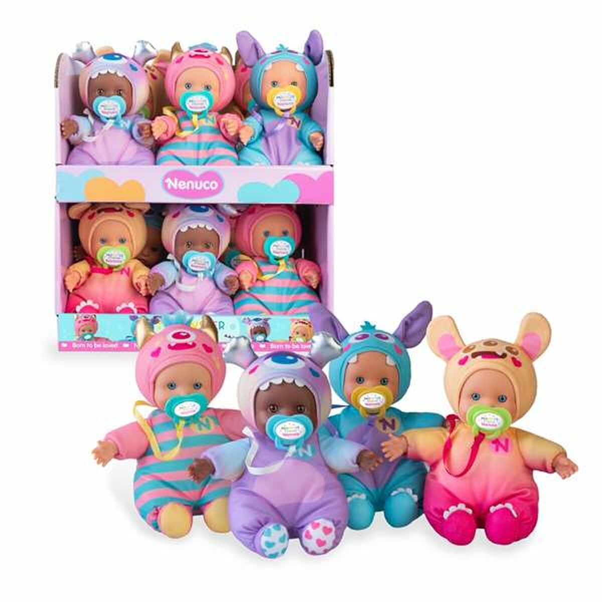 Muñeca bebé Nenuco Monster Friends 15 cm