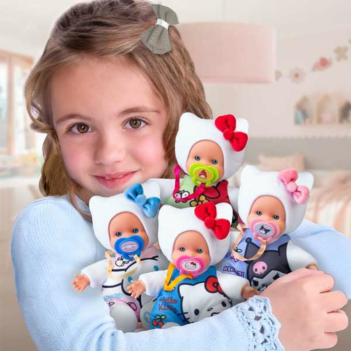 Muñeca bebé Nenuco Hello Kitty 15 cm