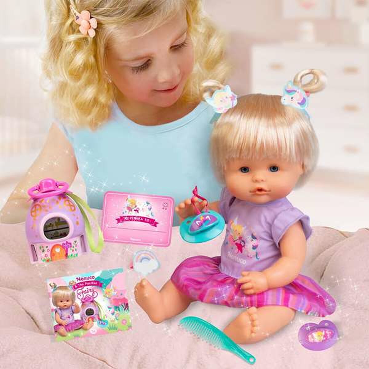 Muñeco Bebé Nenuco Fairy 35 cm