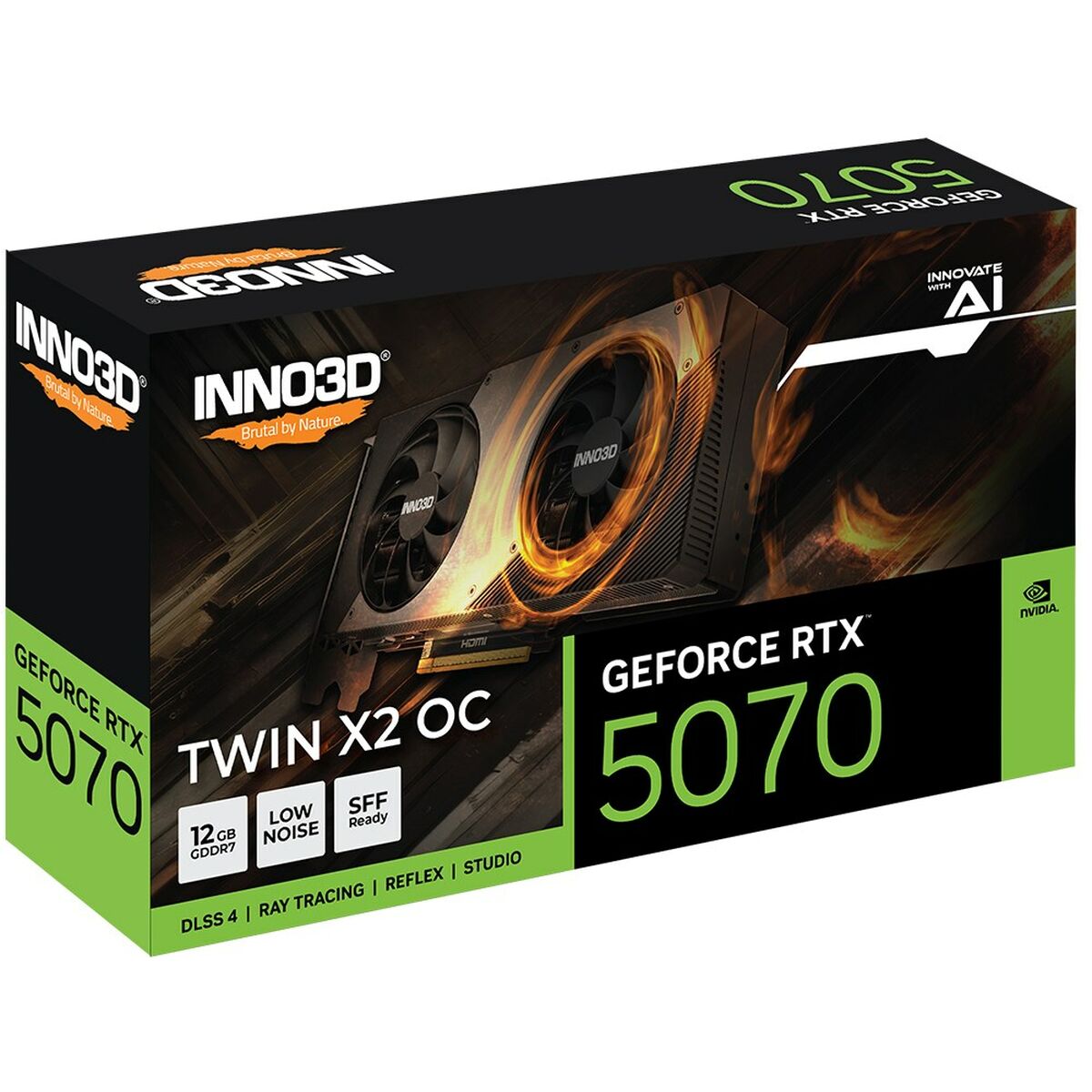 Tarjeta Gráfica INNO3D N50702-12D7X-195064N nvidia geforce rtx 5070 12 GB