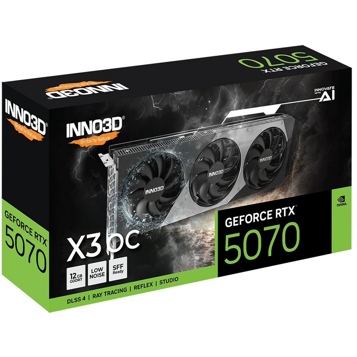 Tarjeta Gráfica INNO3D N50703-12D7X-195064L nvidia geforce rtx 5070 12 GB