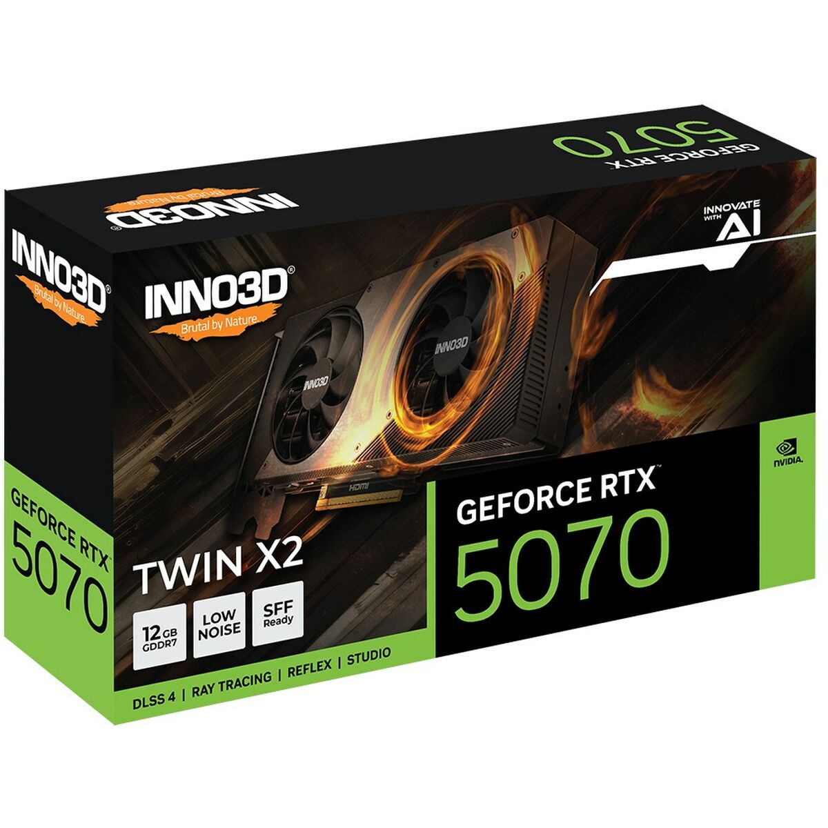 Tarjeta Gráfica INNO3D N50702-12D7-195064N nvidia geforce rtx 5070 12 GB