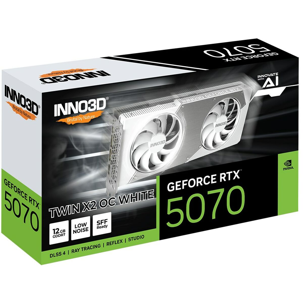 Tarjeta Gráfica INNO3D N50702-12D7X-195064W nvidia geforce rtx 5070 12 GB