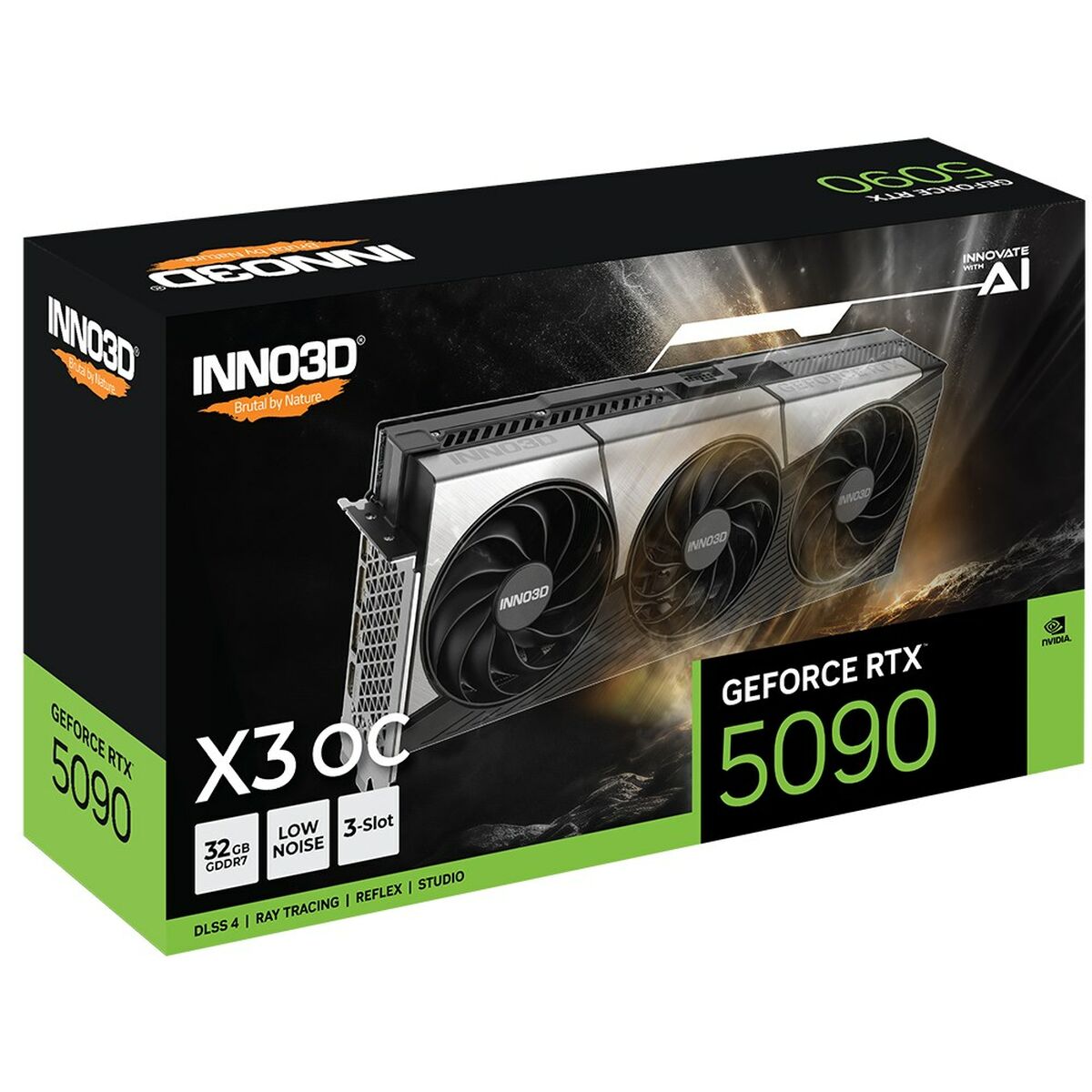 Tarjeta Gráfica INNO3D N5090332D7X17593928 nvidia geforce rtx 5090 32 GB