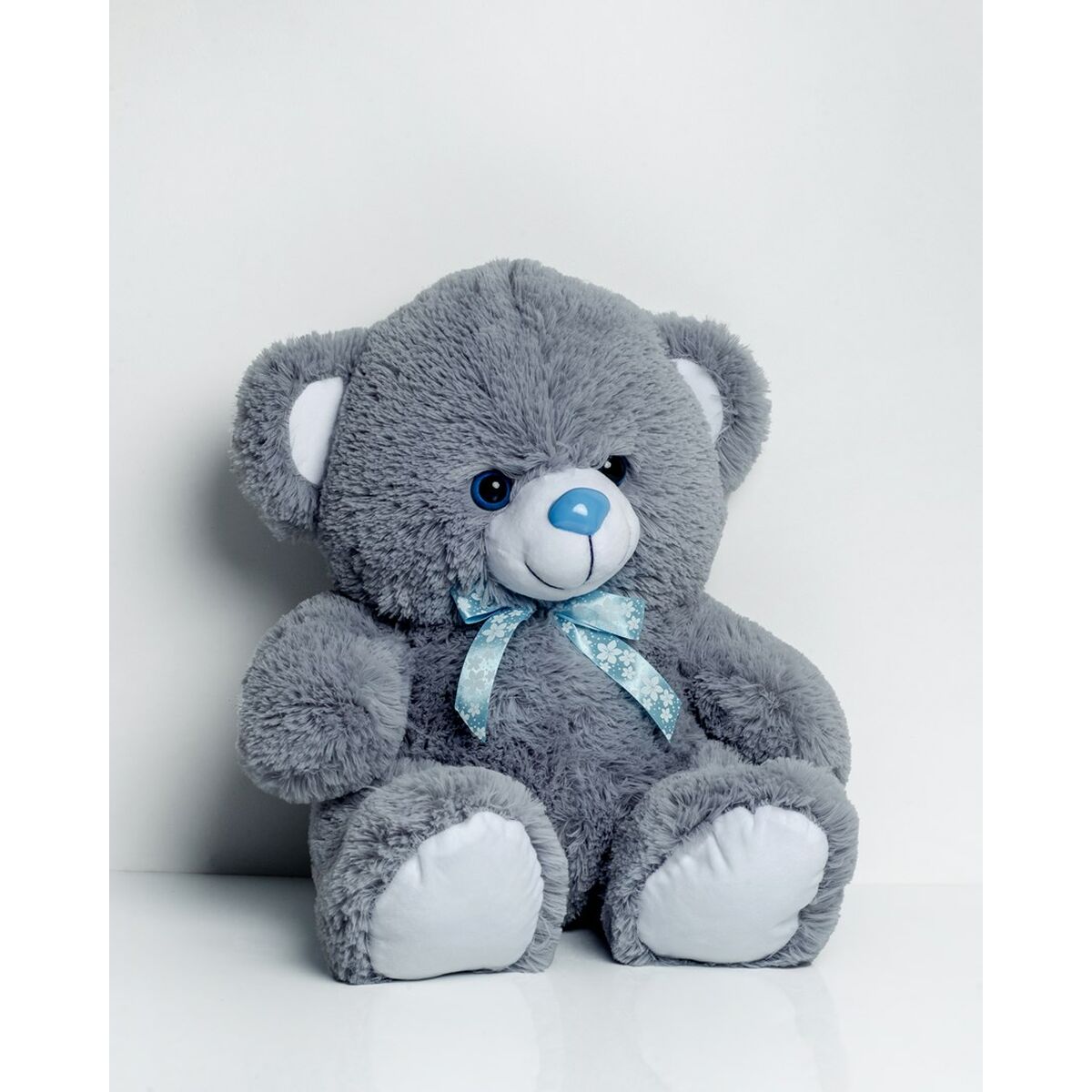 Oso de Peluche GO GIFT TOMMY 65 GR Gris Felpa 65 cm