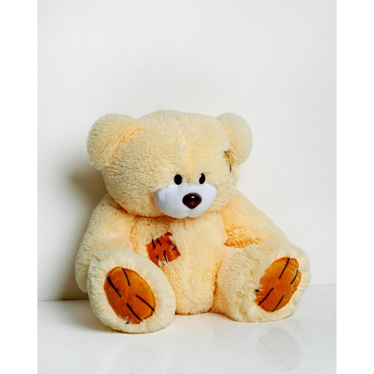 Oso de Peluche GO GIFT TEDDY 60 CR Crema Felpa 60 cm