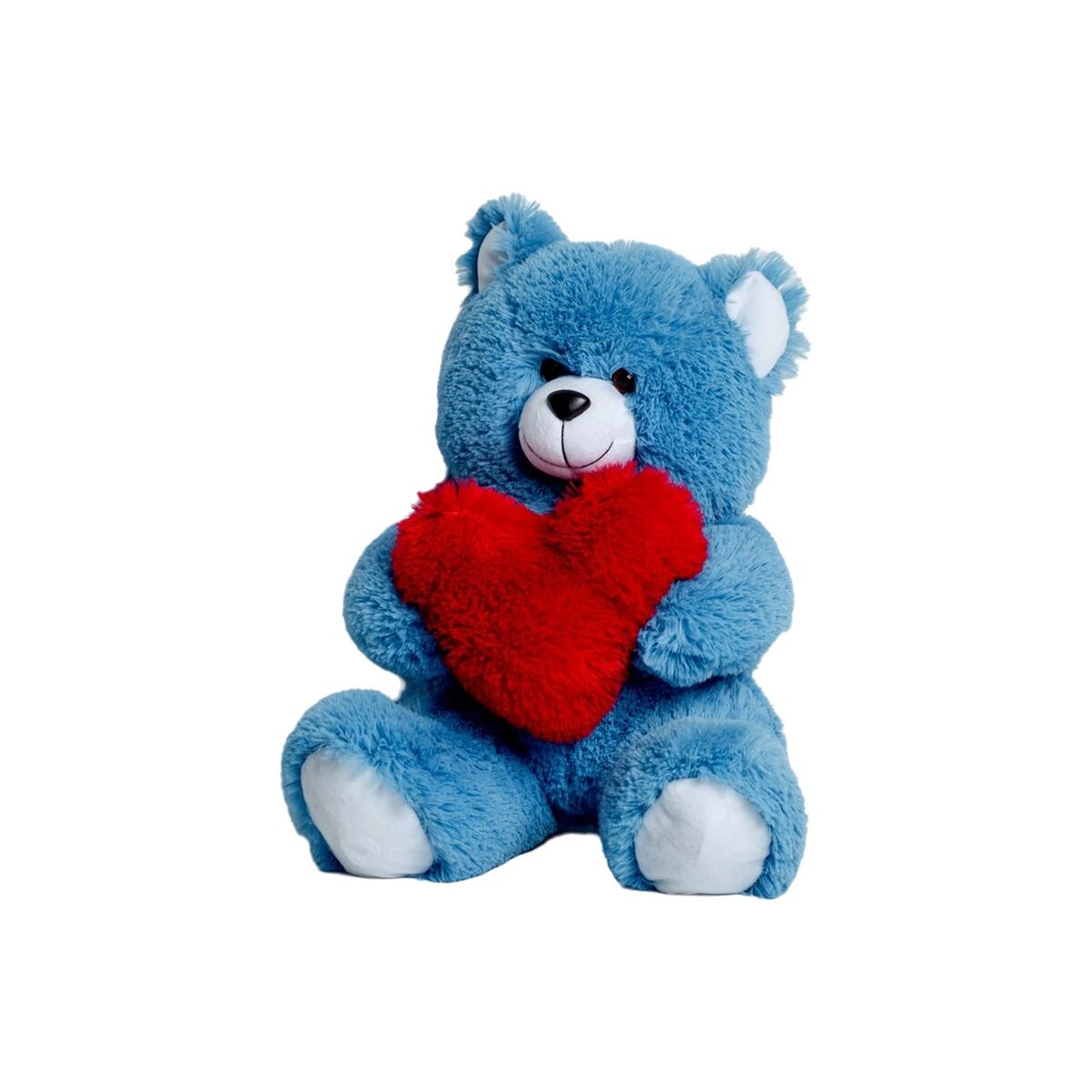 Oso de Peluche GO GIFT FRANK 50 BL Azul Felpa Corazón 50 cm