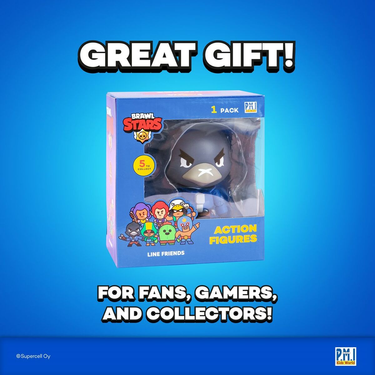 Figura de Acción Brawl Stars S1 CROW 11 cm