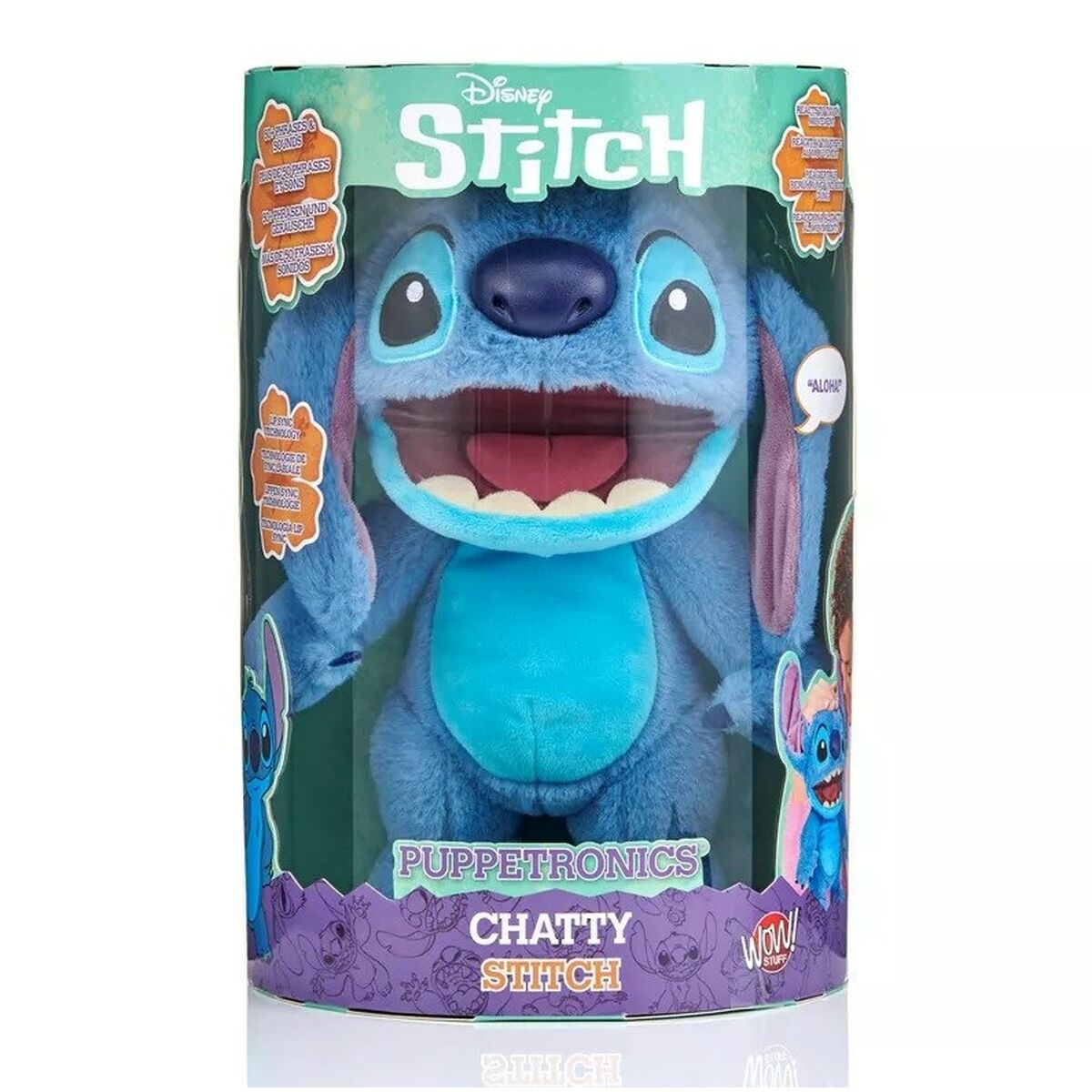 Mascota Interactiva Stitch Real FX Chatty Stitch