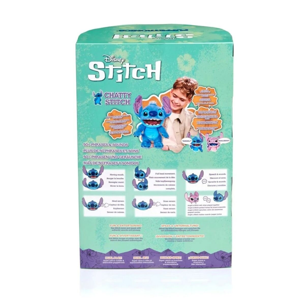 Mascota Interactiva Stitch Real FX Chatty Stitch