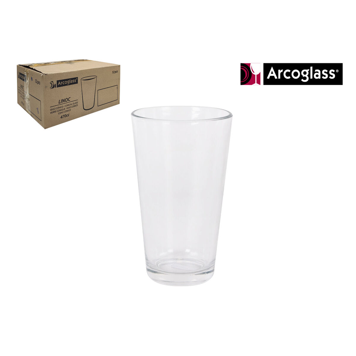 Vaso Arcoglass Linoc 475 ml (12 Unidades)