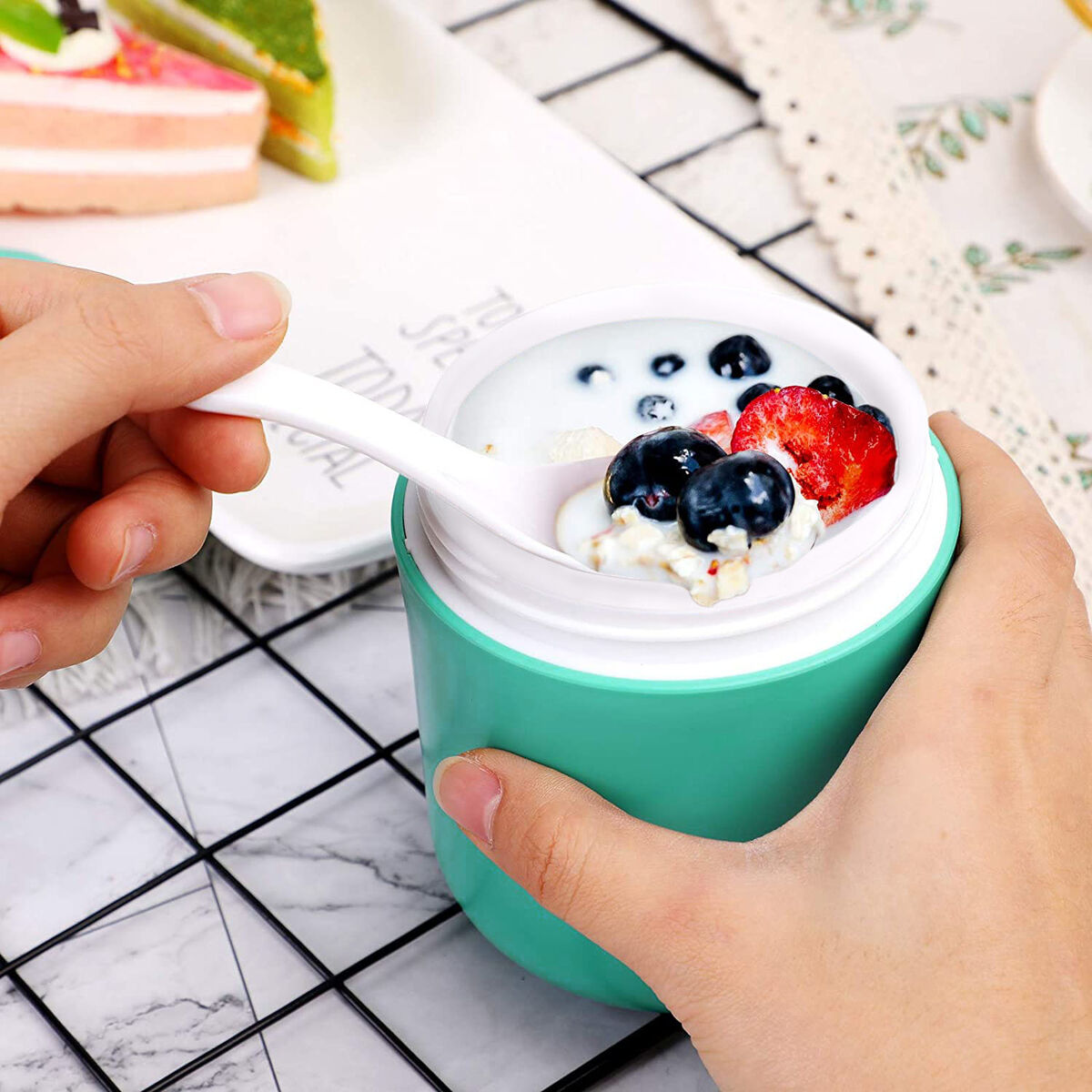 Termo para Alimentos ThermoSport 380 ml 9 x 9 x 11,5 cm (12 Unidades)