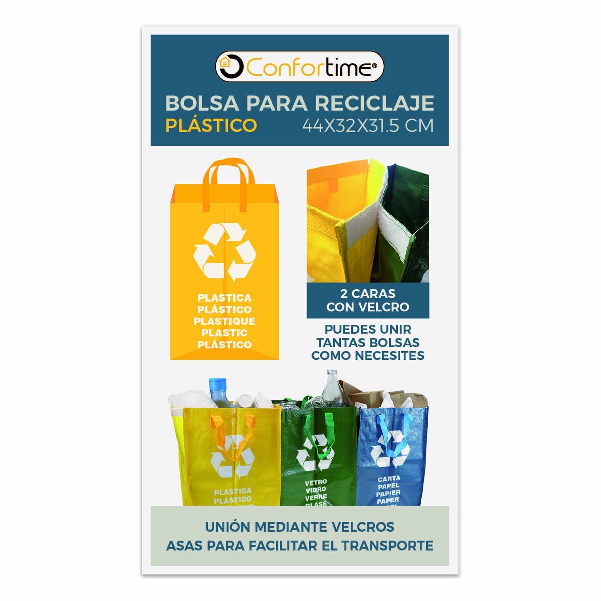 Bolsas de Basura Confortime Plastic Amarillo Plástico 24 Unidades