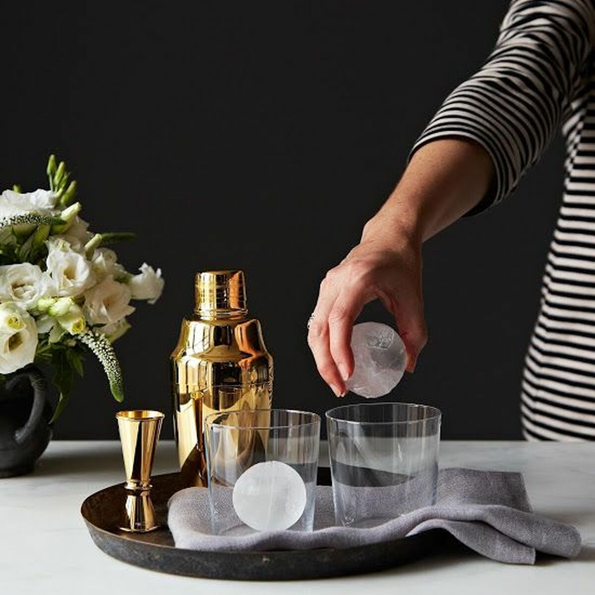 Molde para Cubitos de Hielo Quttin Silicona 12,5 x 12,5 x 4,75 (24 Unidades)