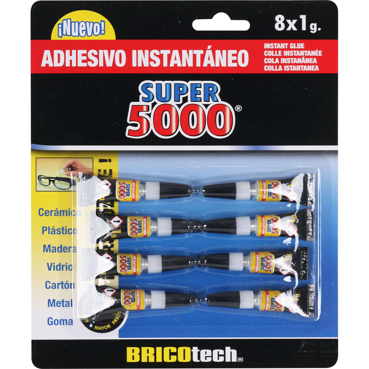 Adhesivo Instantáneo Bricotech Super 5000 1 g (36 Unidades)